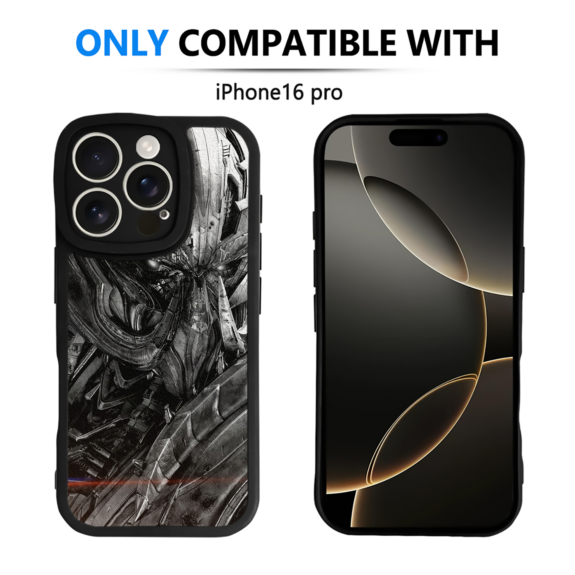 （画像用） Transformers トランスフォーマー 【iPhone 16シリーズ対応】シリコンスマホケース（レザー調） 材質：シリコン